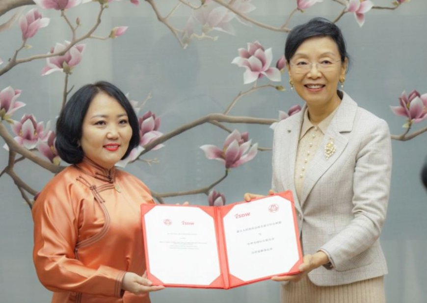 Социал Демократ Монголын Эмэгтэйчүүдийн Холбоо, Бүх Хятадын Эмэгтэйчүүдийн Холбооны хамтын ажиллагааг шинэ шатанд гаргалаа