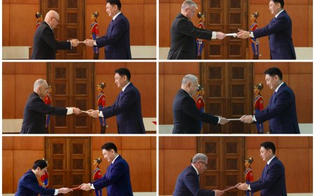 Хавсран суух Элчин сайд нар Итгэмжлэх жуух бичгээ өргөн барилаа