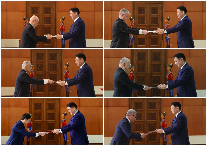 Хавсран суух Элчин сайд нар Итгэмжлэх жуух бичгээ өргөн барилаа